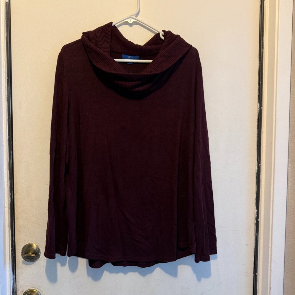 Apt. 9 Purple Women's Sweater Size PXL Turtleneck (151)